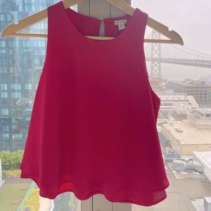 Guess Sleeveless Hot Pink Blouse